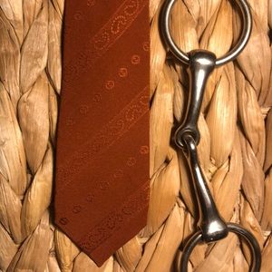 Vintage Gucci Skinny Silk Tie.